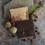 Solomon Islands 72% dark chocolate with caramelized physalis and cinnamon blossom